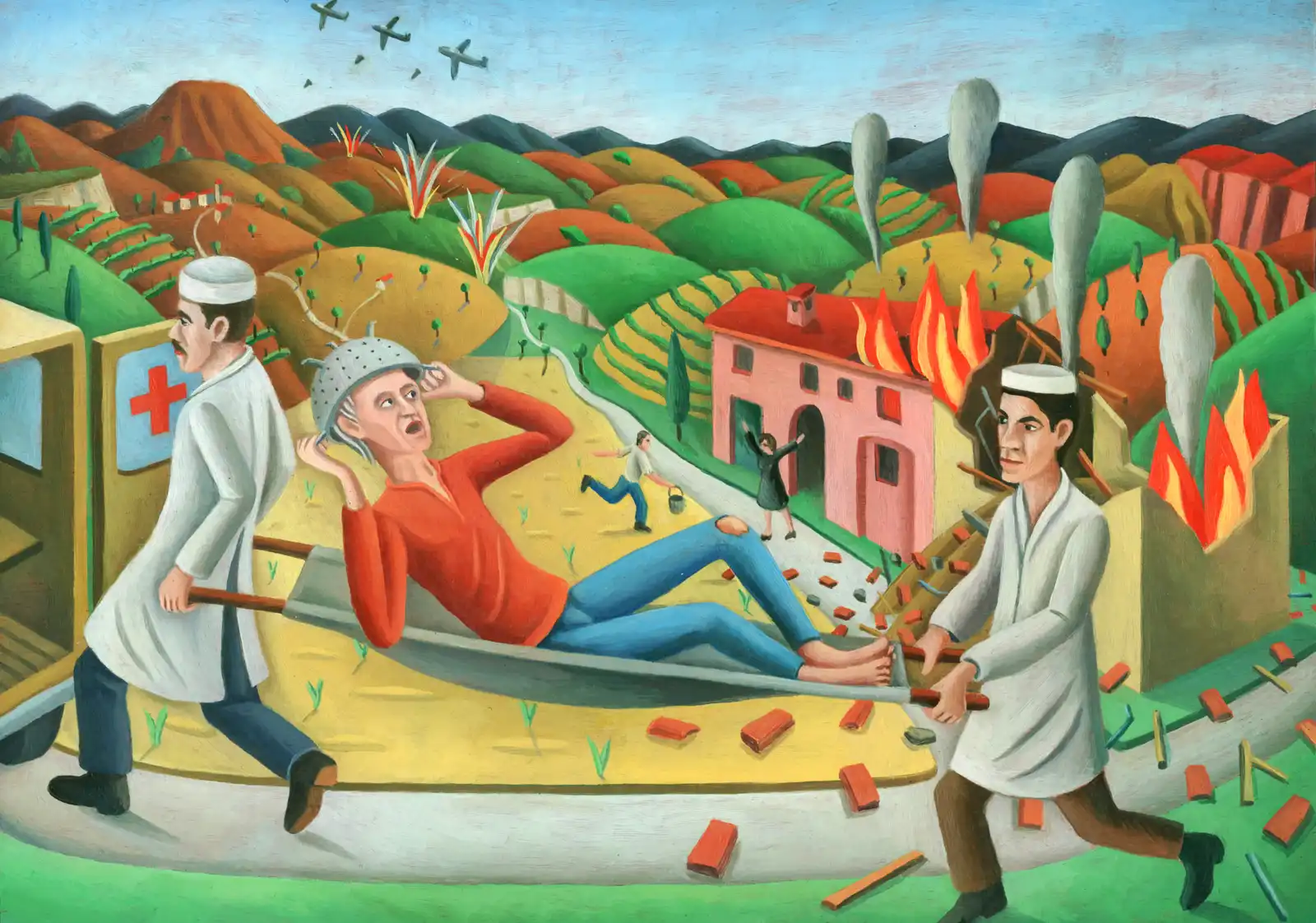 Tav. LXXXII – Rubè de Zoccò, Olio su tavoletta di legno, 30 × 21 cm, Franco Biagioni