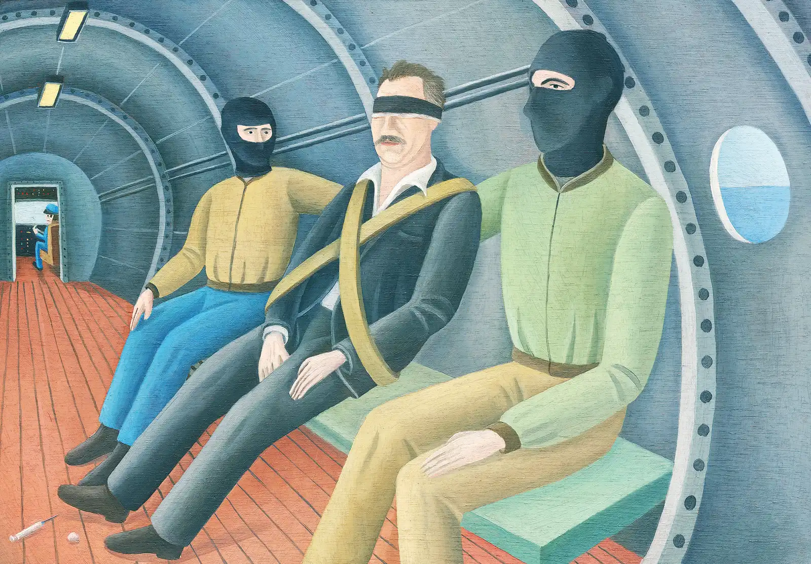 Tav. XLIX – Ocalan, Olio su tavoletta di legno, 29,5 × 21 cm, Franco Biagioni