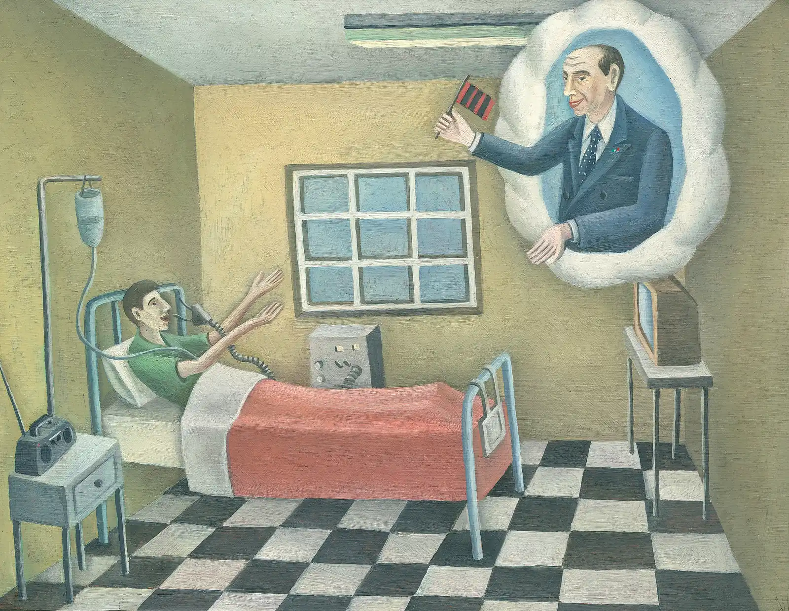 Tav. XXII – Il Miracolo di Silvio, Olio su tavoletta di legno, 26,5 × 21 cm, Franco Biagioni